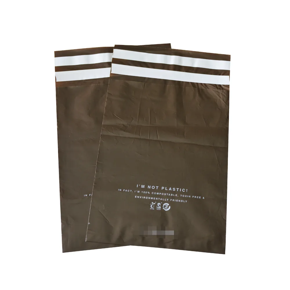 Biodegradable Courier Bags - Light Brown Supplier | OZ Bio Pack