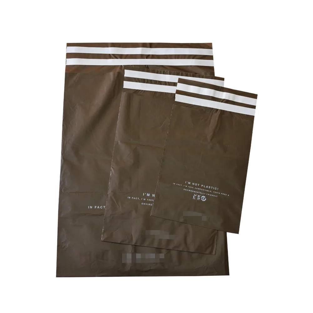 Biodegradable Courier Bags - Light Brown Supplier | OZ Bio Pack